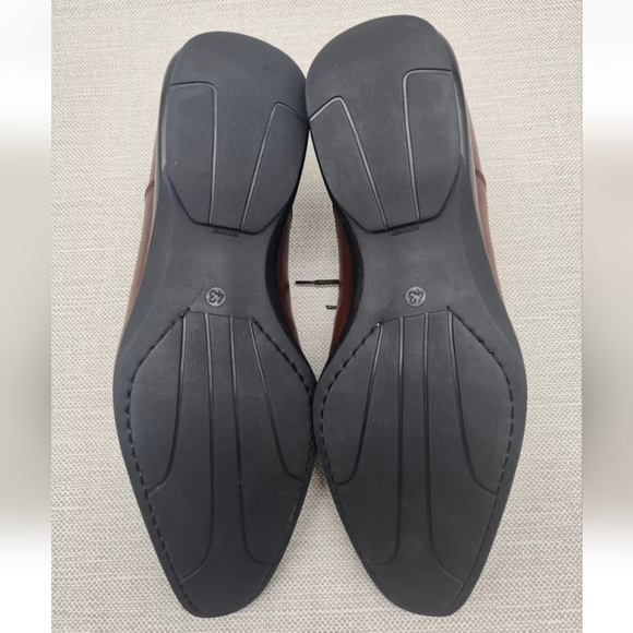 Finsbury Size 43 Brown Leather Oxford Dress Shoes Men - Picture 11 of 14